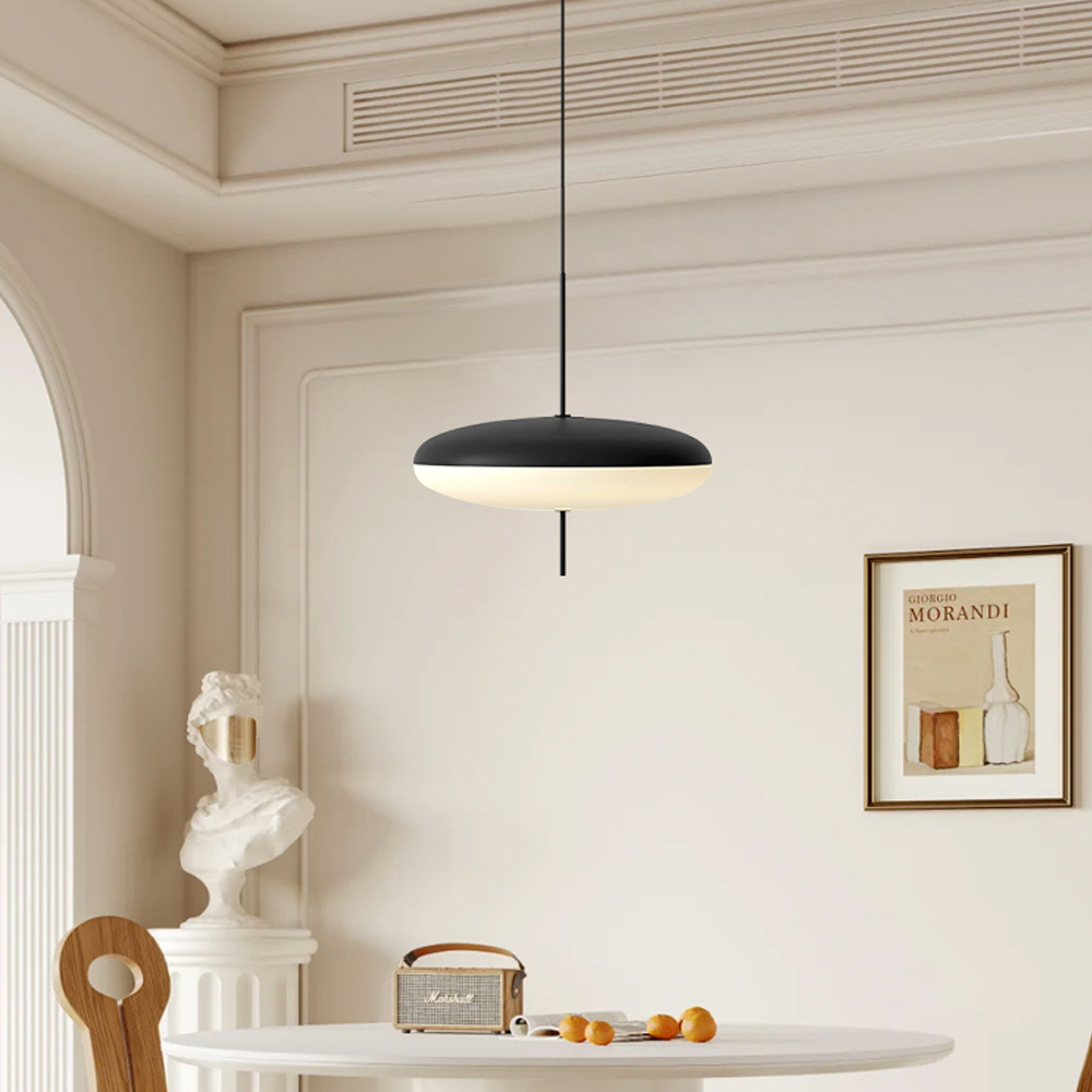 Danish Designer Glass Pendant Light Nordic modern Milk White Chandelier