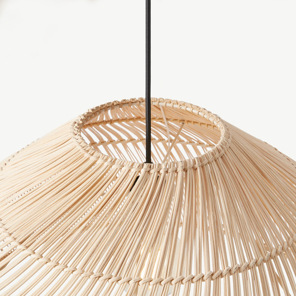 Southeast Asian Creative Bamboo Rattan Lampshade Decorative Chandelier