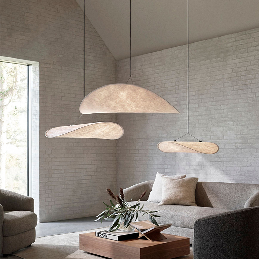 Designer Chandelier Modern Minimalist Silk Pendant Lamp Fixtures