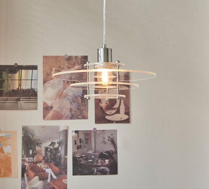 Medieval Bauhaus Acrylic Hanging Lamp For Restaurant