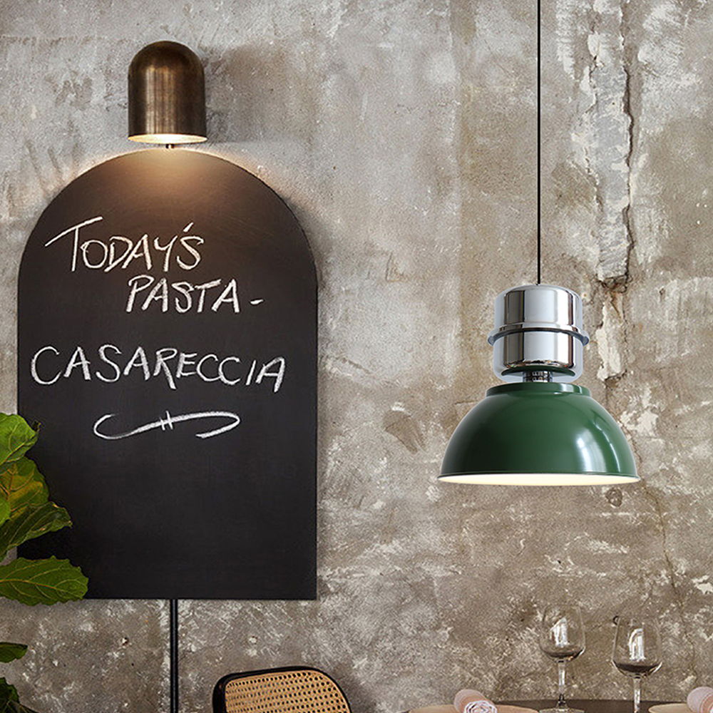 Industrial Vintage Iron Pendant Lights Flashlight Design Metal Chandelier