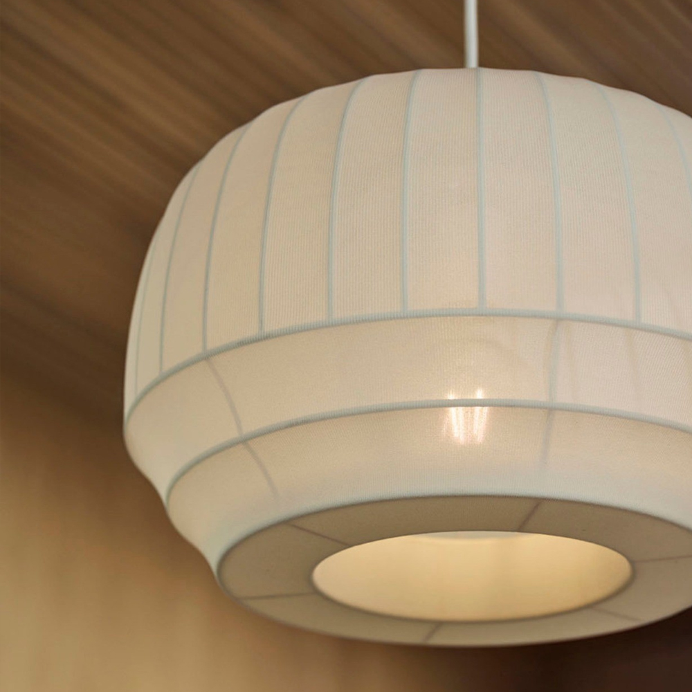 Japanese Style Fabric Pendant Light Creative Wabi-sabi Restaurant Handmade Chandelier