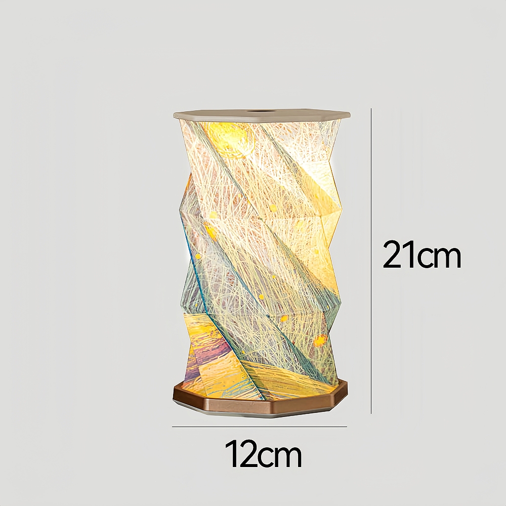 Starry Folding Paper Night Light Creative Gift Table Light