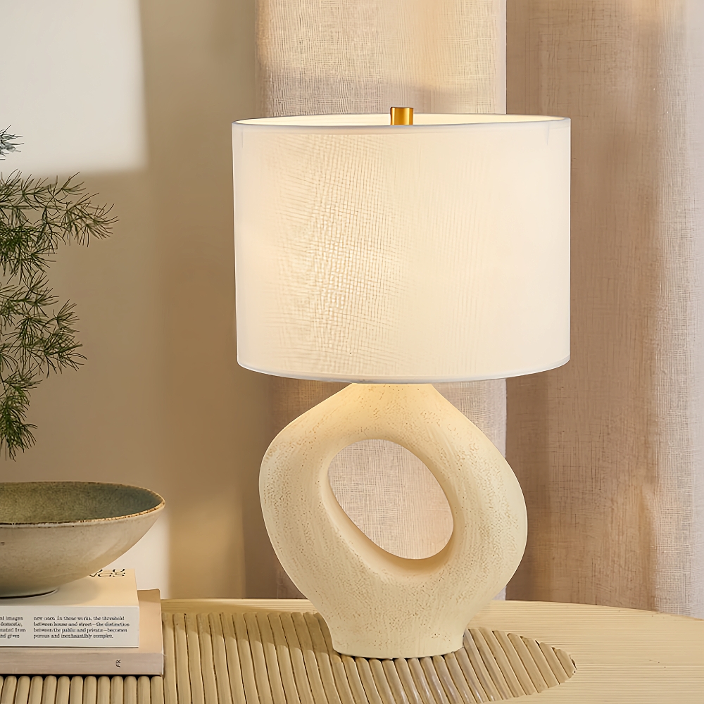 Wabi Sabi Style Retro Creative Resin Desk Lamp
