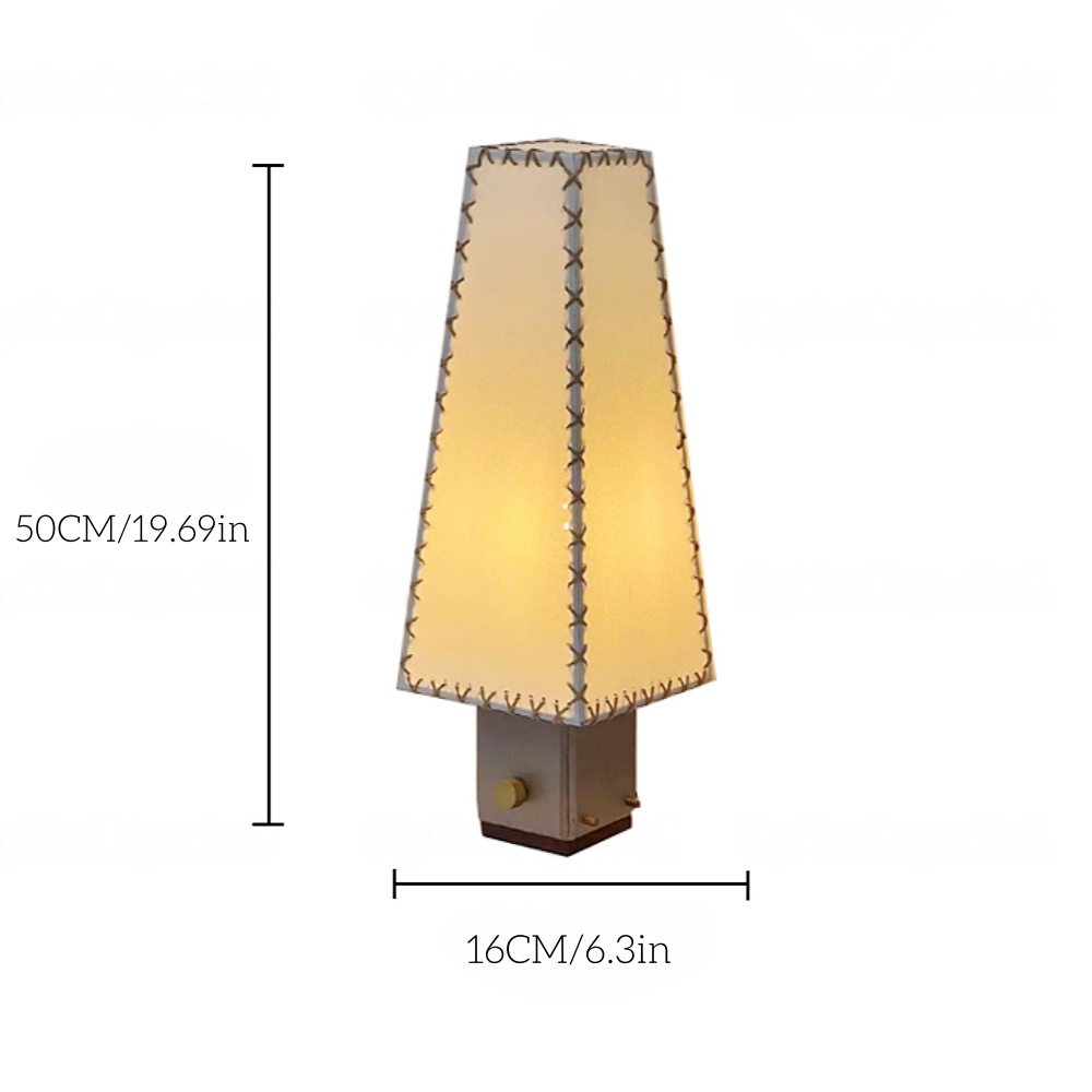 Letter Desk Lamp Handmade Parchment Lampshade