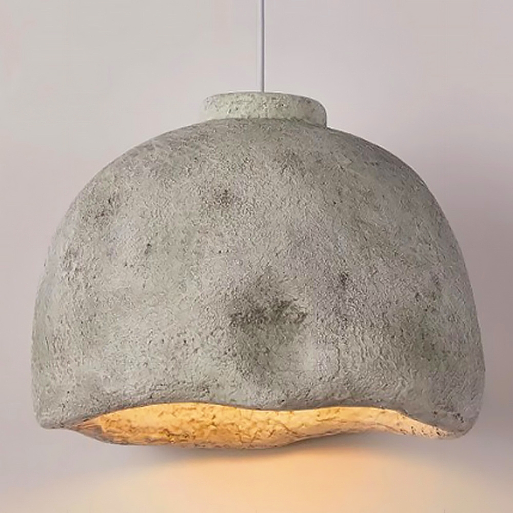 Japanese Retro Industrial Resin Pendant Lampshade