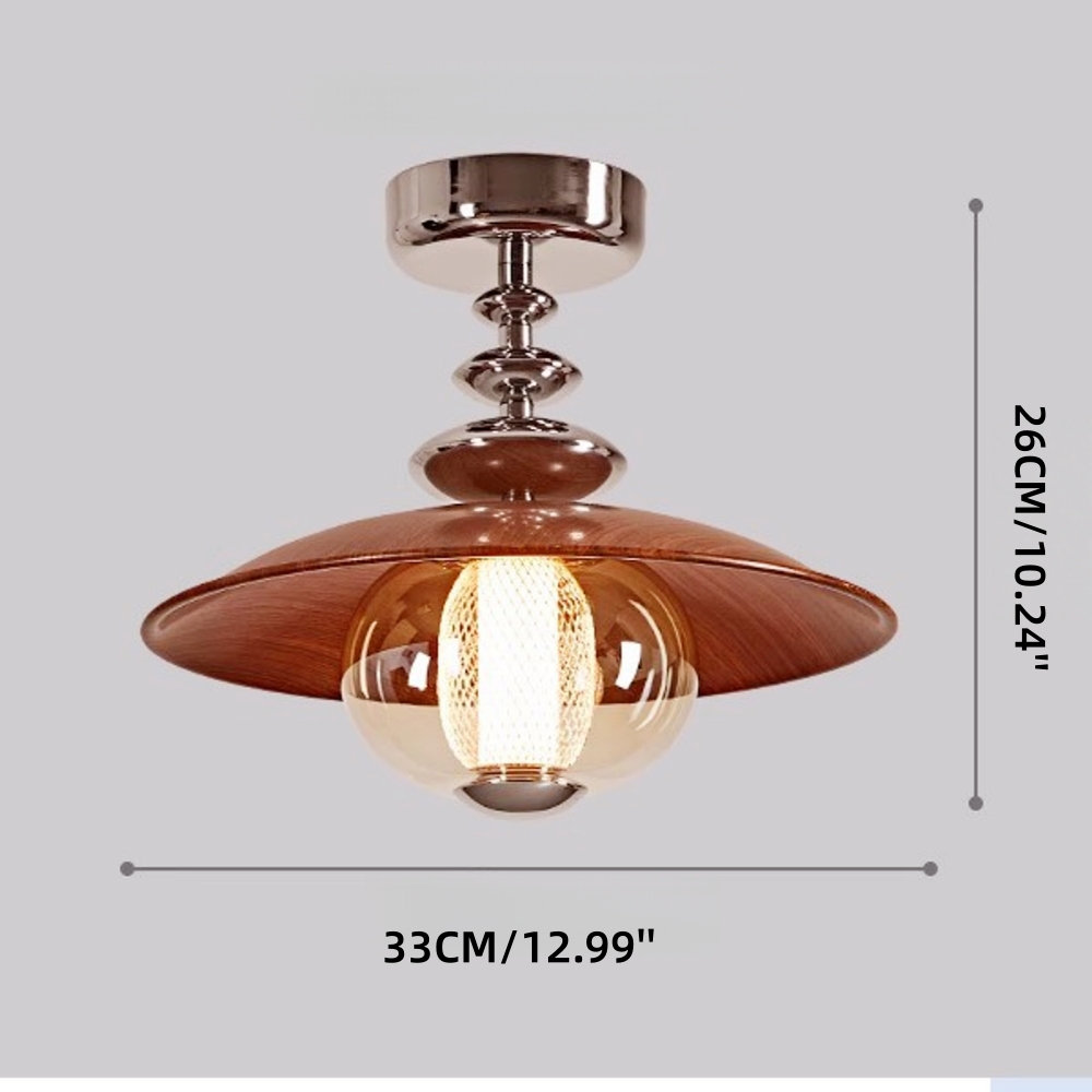 Retro Bauhaus Corridor Ceiling Light