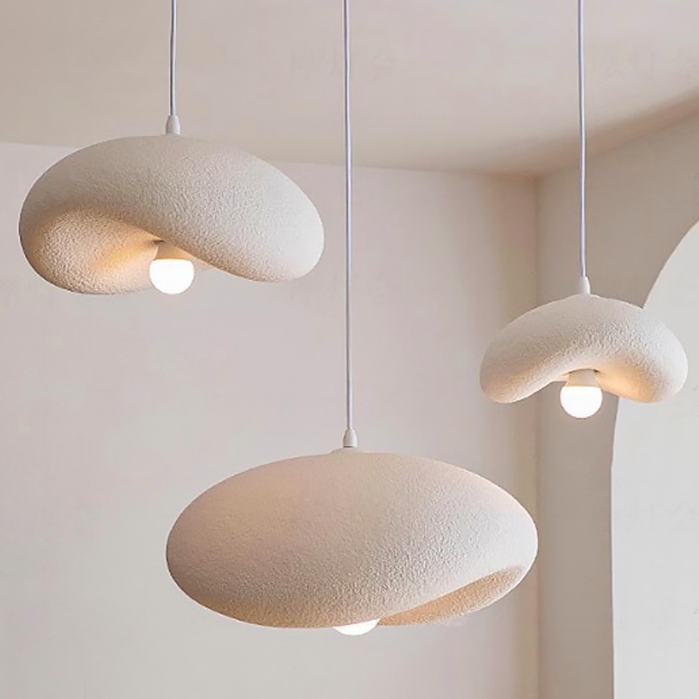 French Minimalist Resin Pendant Light Personalized Creative Design for Living/Dining Room