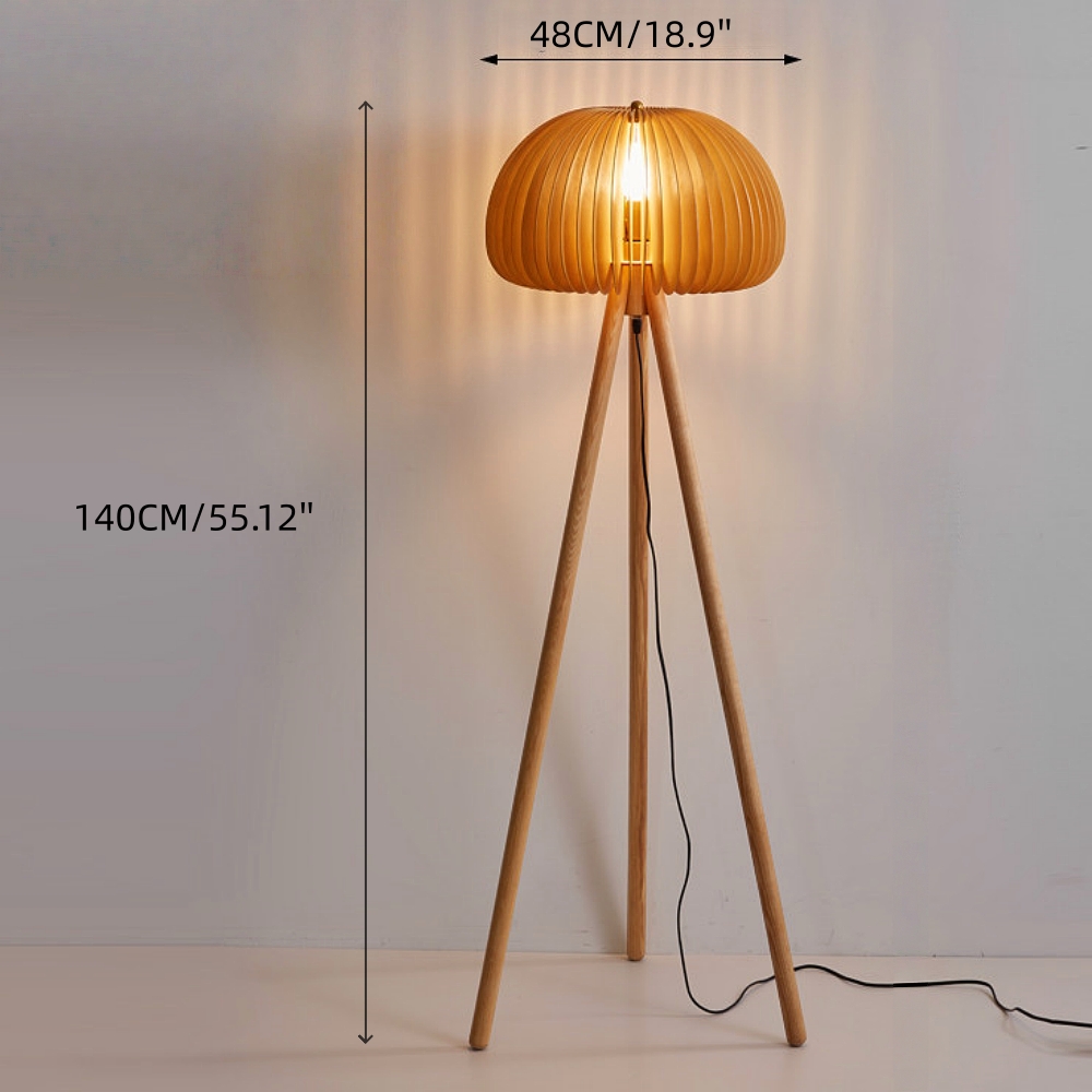 Vintage Creative Pumpkin-Shaped Table & Floor Lamp