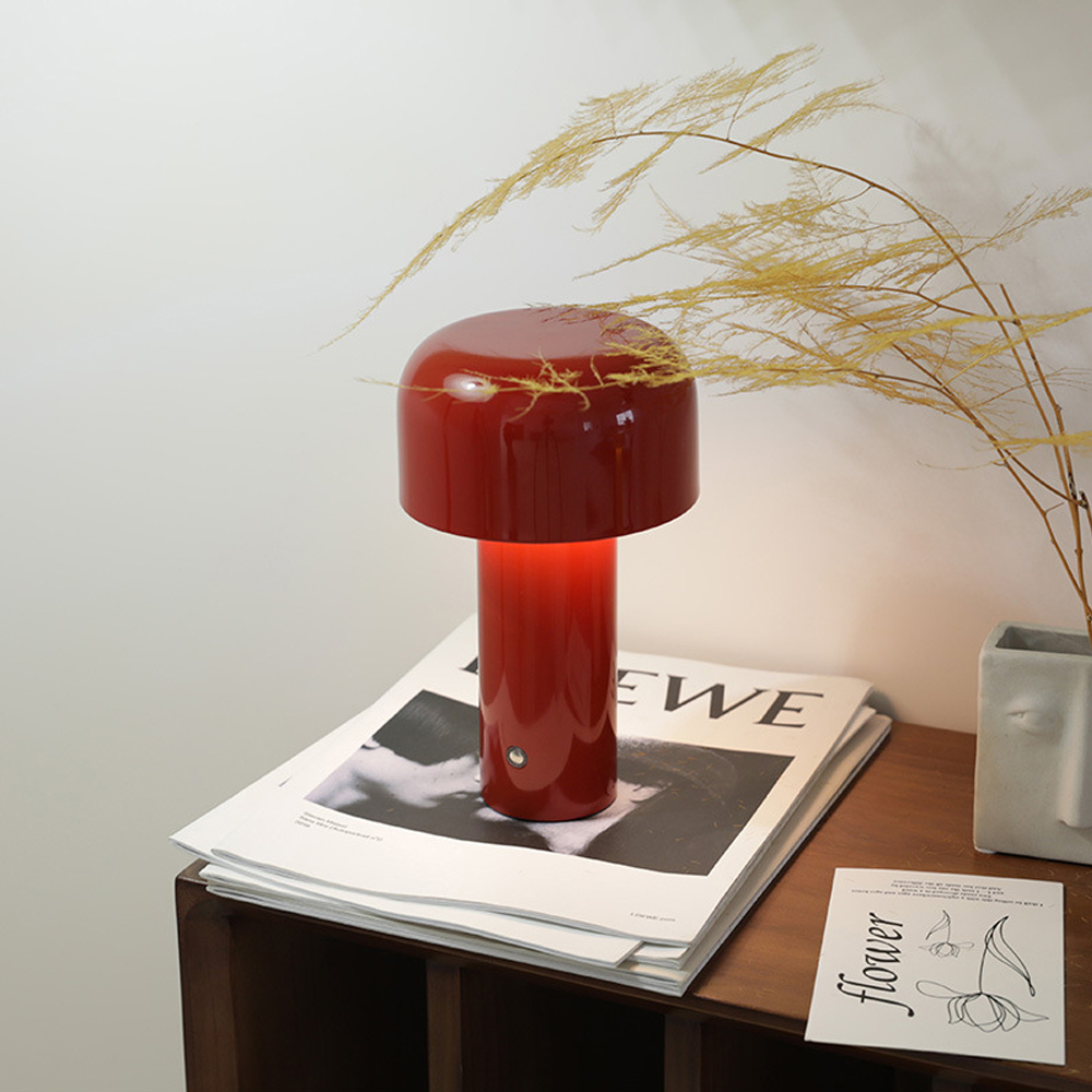 Designer creative mushroom table lamp portable bedside lamp desk lamp
