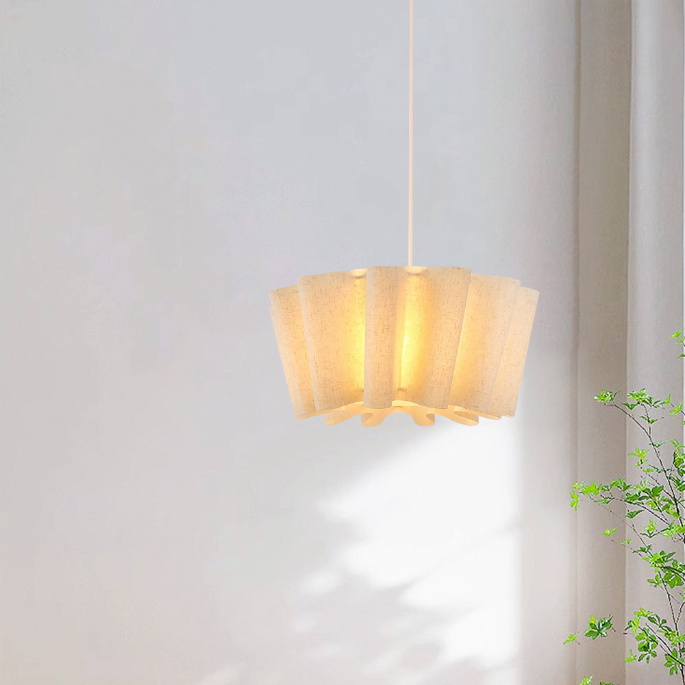Japanese Retro Artistic Fabric Chandelier Wabi-sabi Home decor Pendant Light