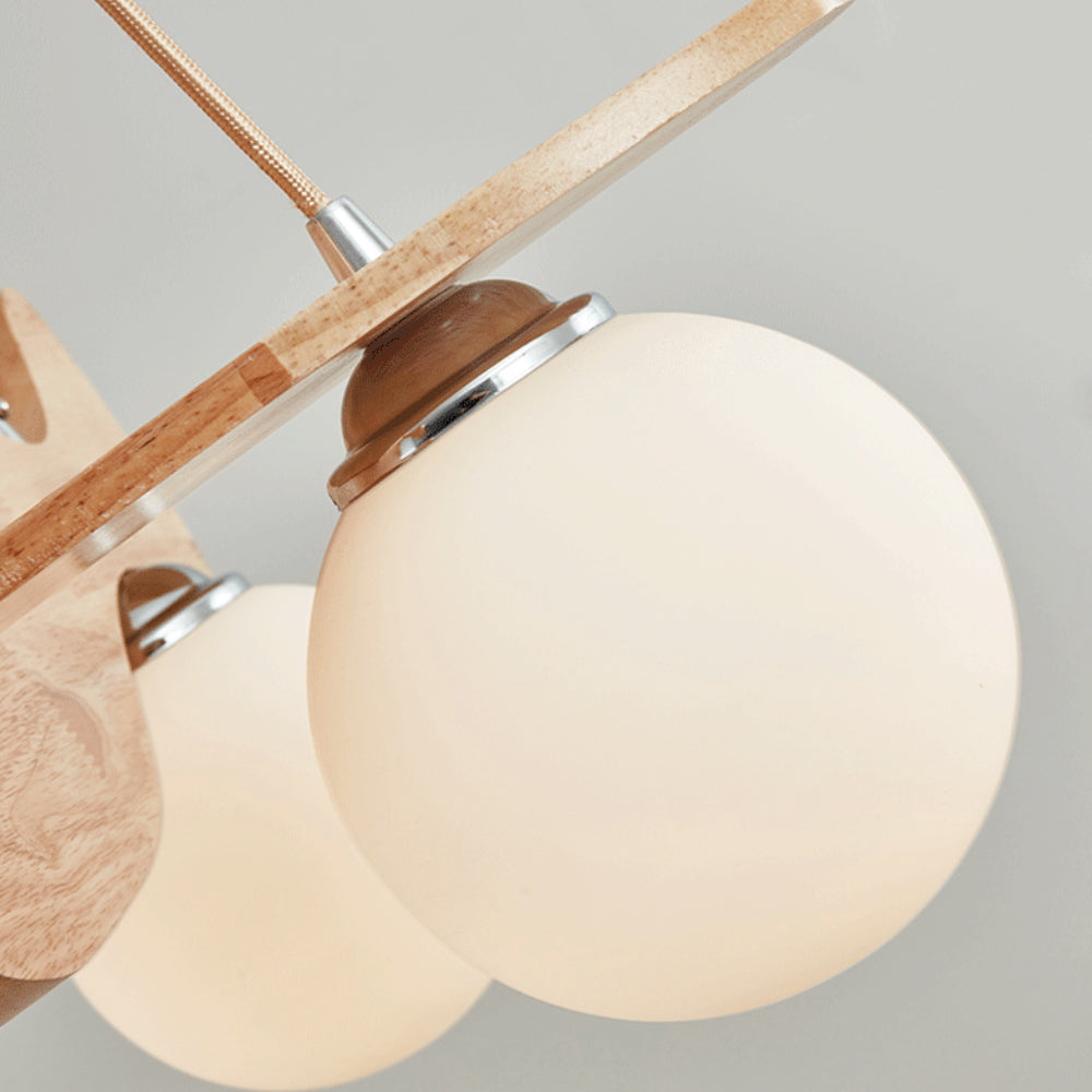 Nursery Wooden Pendant Lighting Kids Ceiling Light Fixture Aircraft