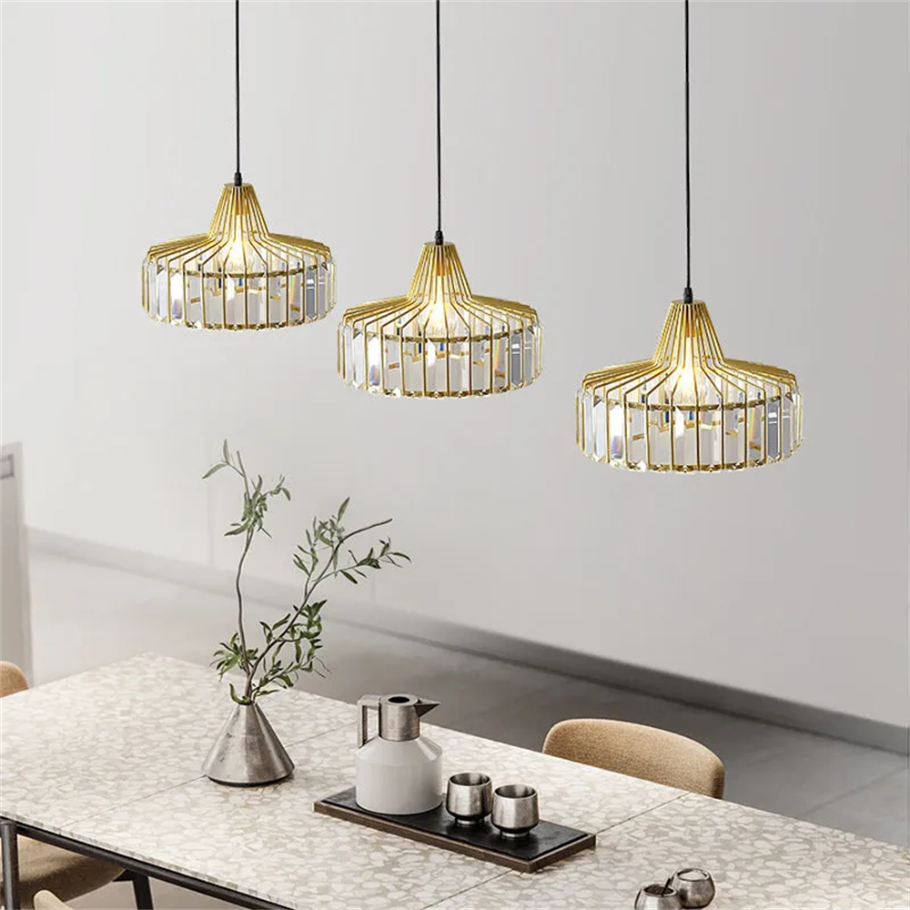 Modern Crystal Ceiling Light For Kitchen Island