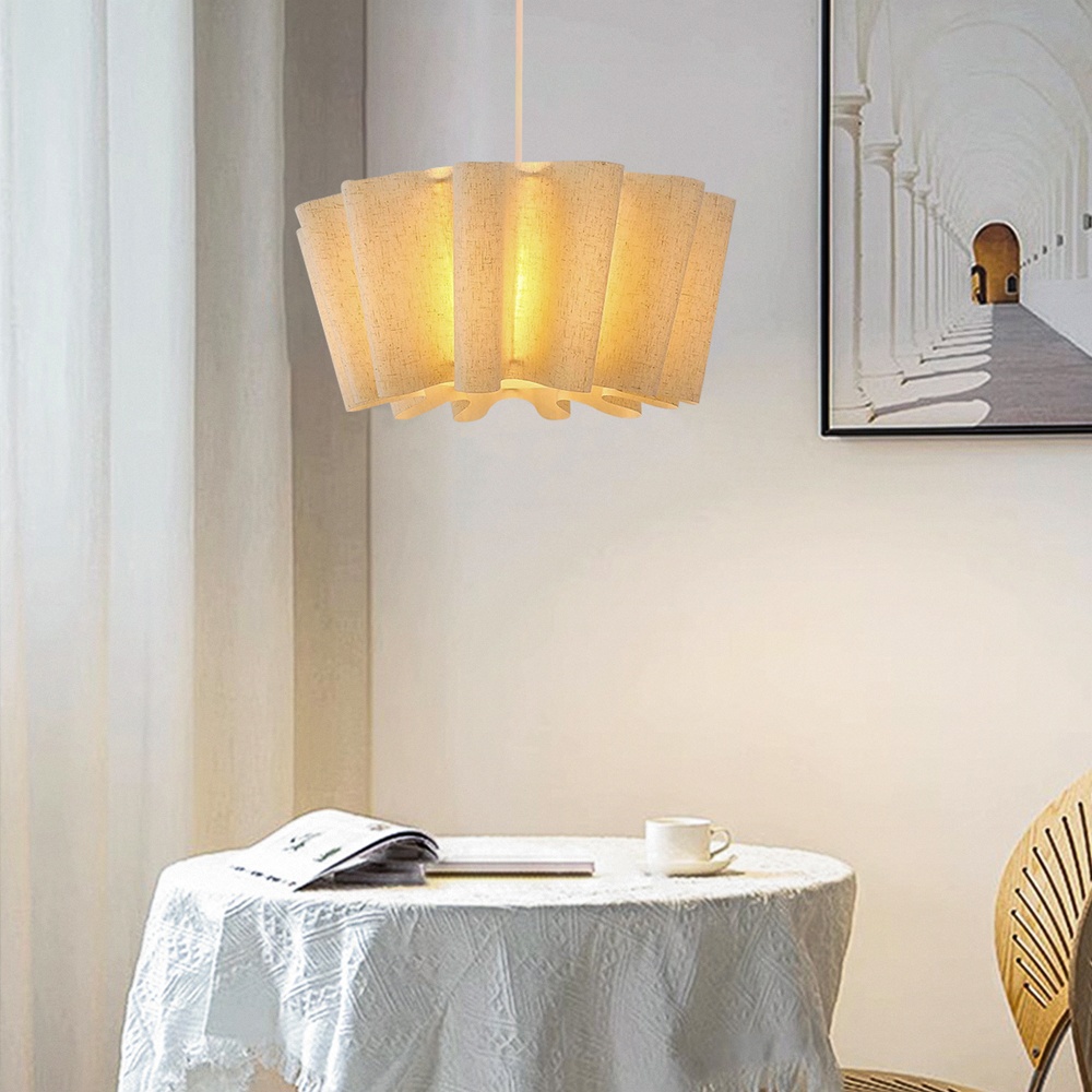 Japanese Retro Artistic Fabric Chandelier Wabi-sabi Home decor Pendant Light