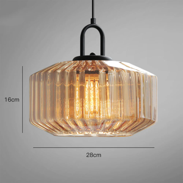 Modern Stained Glass Pendant Light Farmhouse Living Room Chandeliers