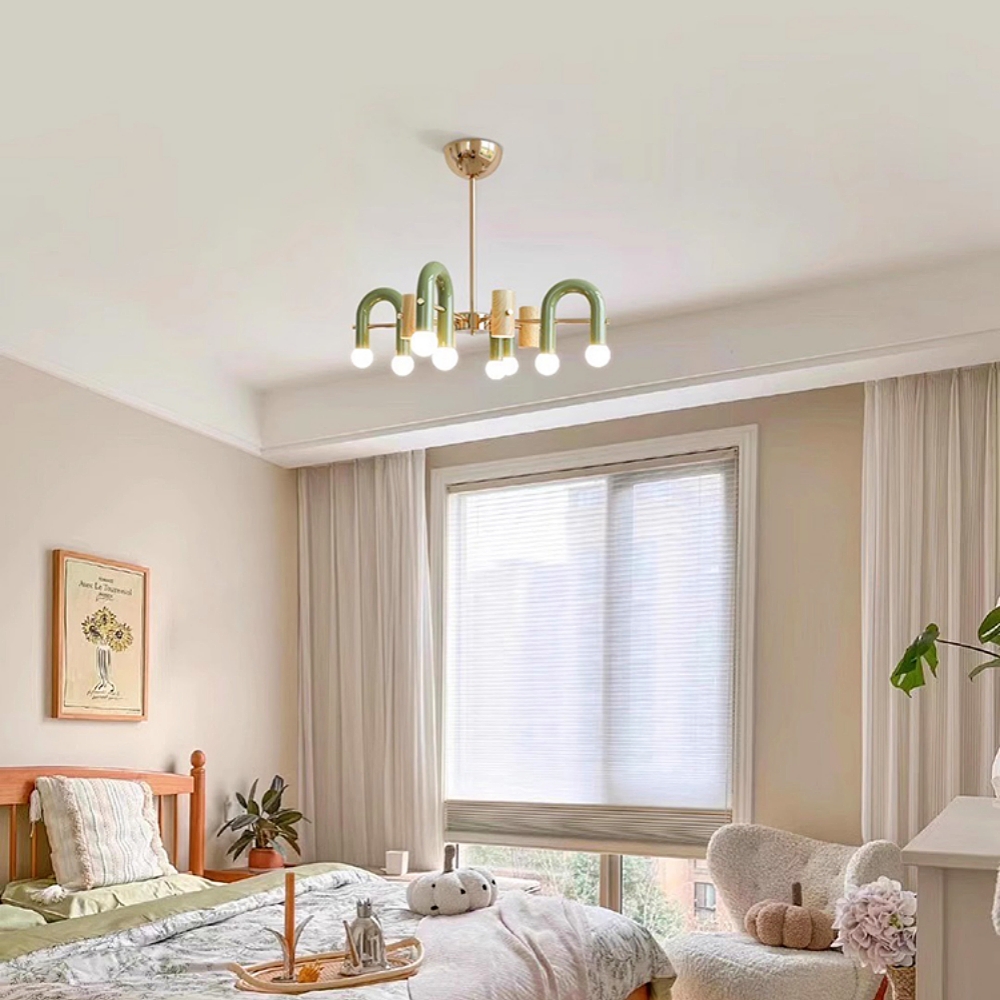 Nordic Modern Minimalist Multi-Head Pendant Light Living Room Main Fixture