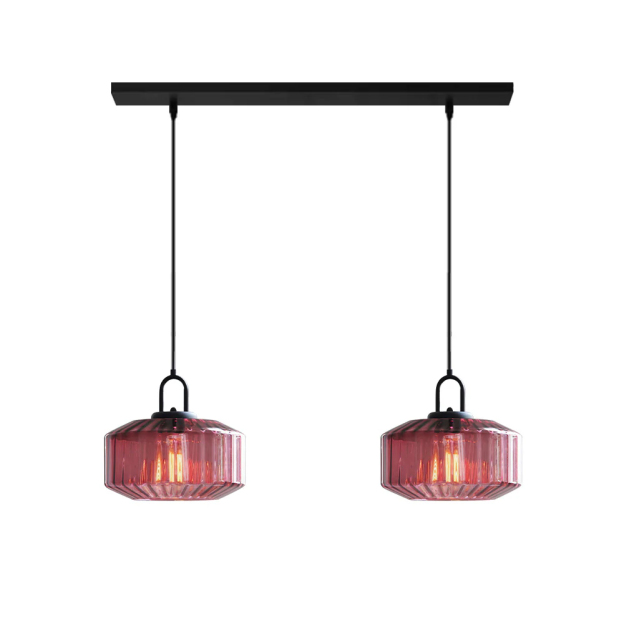 Modern Stained Glass Pendant Light Farmhouse Living Room Chandeliers
