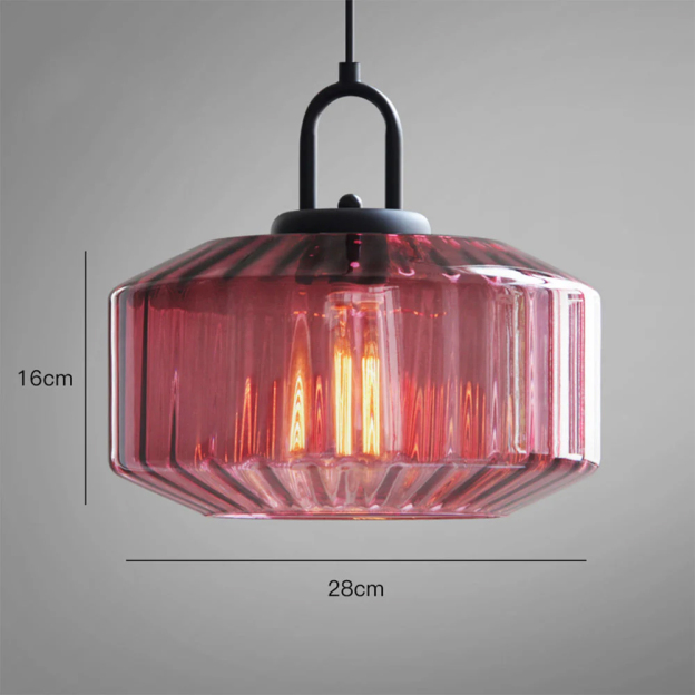 Modern Stained Glass Pendant Light Farmhouse Living Room Chandeliers