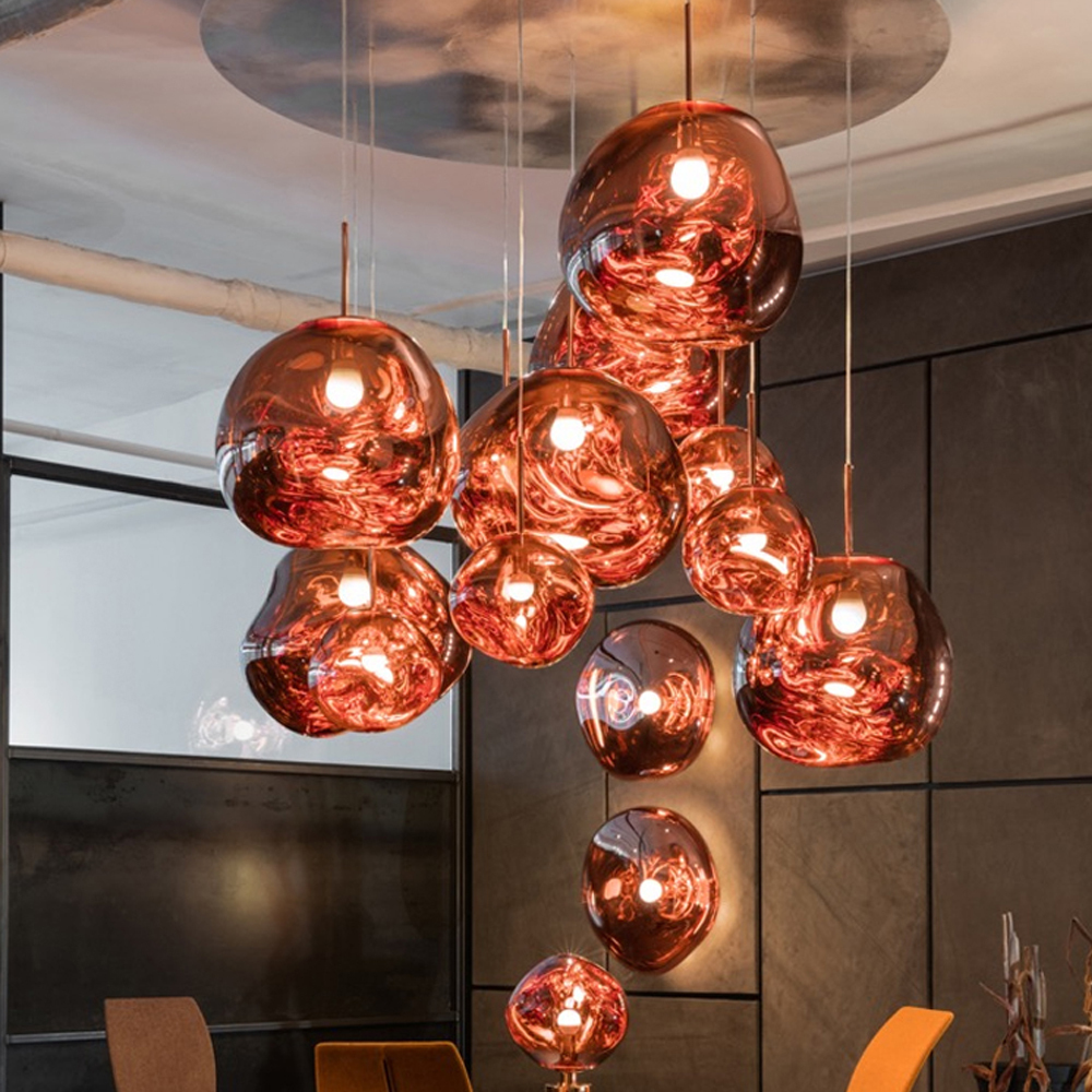 Designer Lava Chandelier Villa Loft Duplex Stairwell Pendant Light Apartment Living Room Empty Luxury Restaurant Lamp