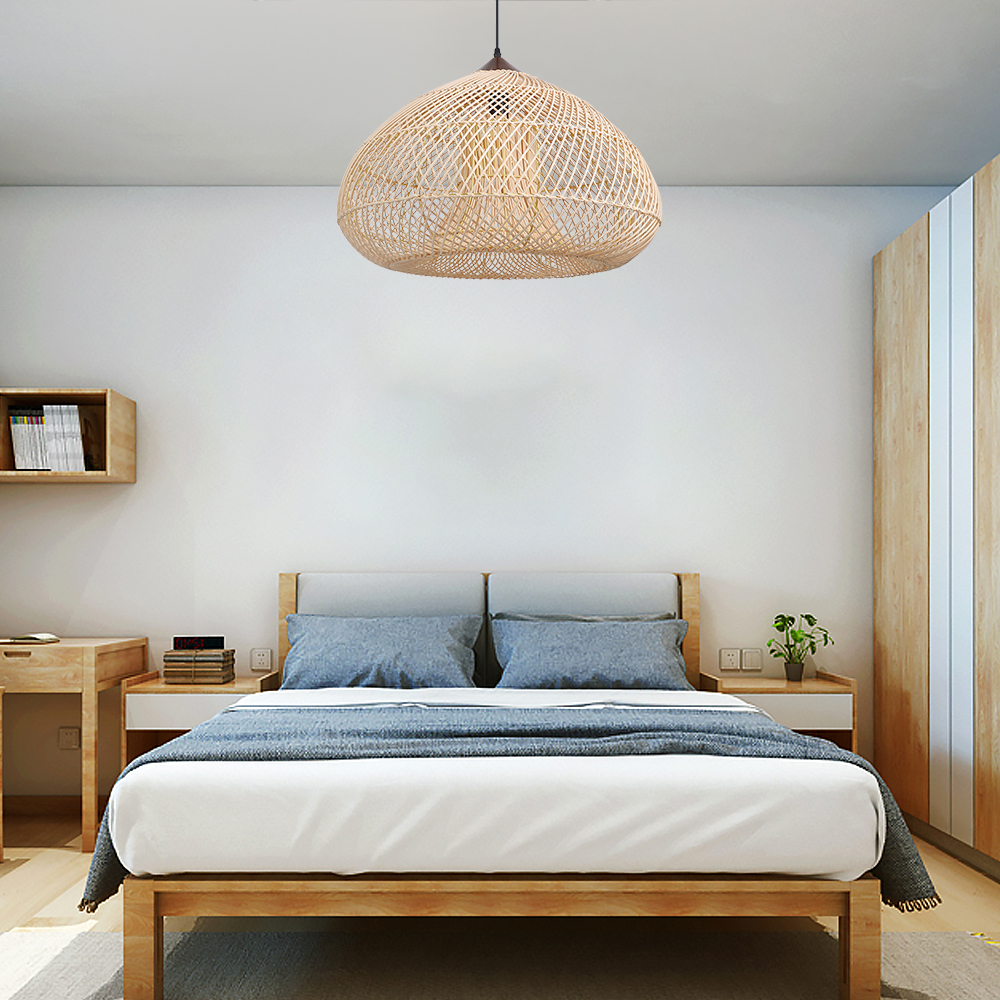 Trendy Rattan Pendant Light Wabi-sabi Style Retro Southeast Asian Chandelier