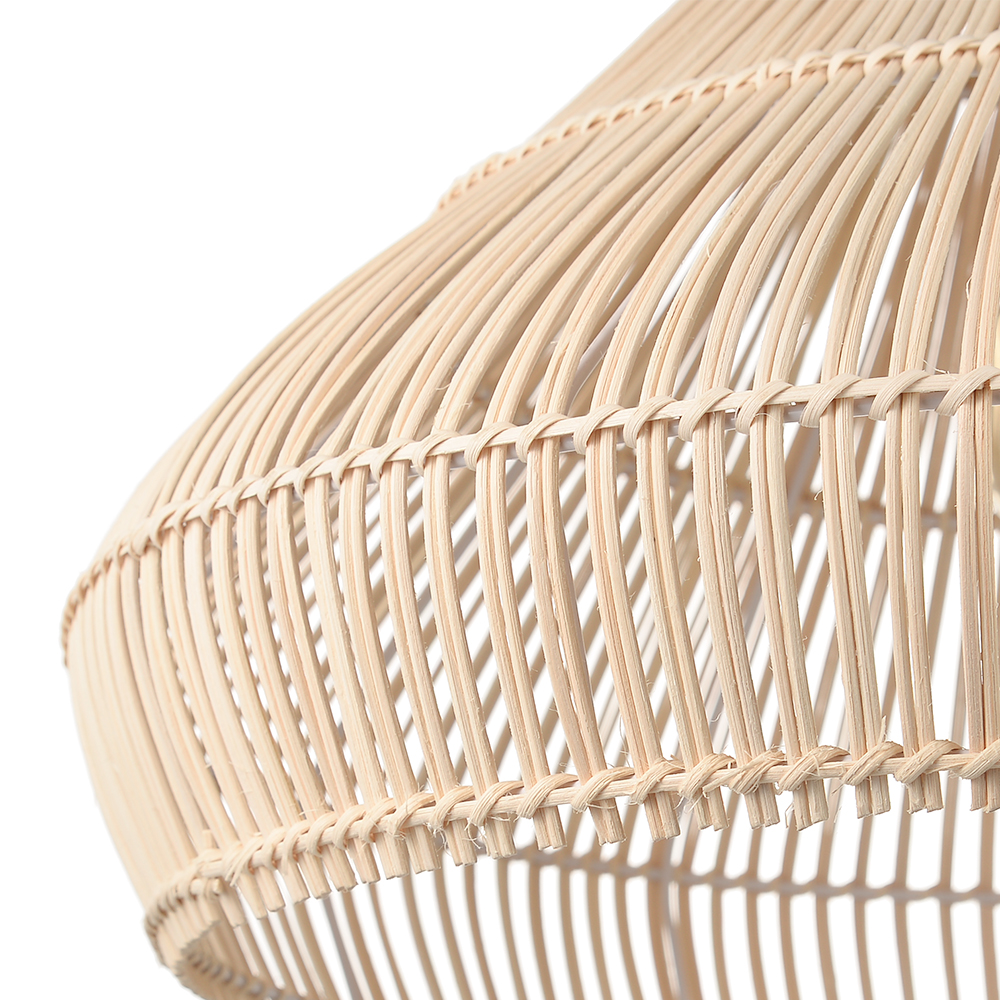 Bohemia rattan pendant light handmade ceiling light fixture for dining room kitchen