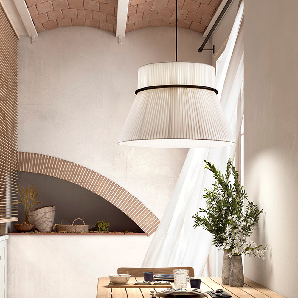 Designer Commercial Decorative Fabric Chandelier Modern Japanese-style Restaurant Hanging Lamp