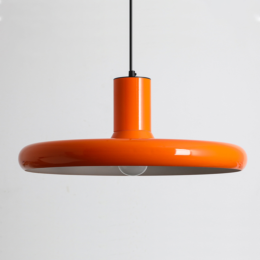 Danish Designer Iron Chandelier Retro Dining Room Table Metal Pendant Light