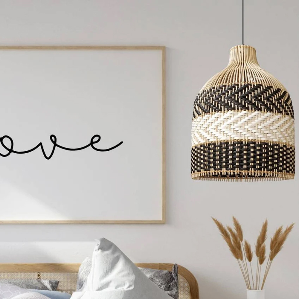 Scandinavian Interior Lighting With Rattan Woven Lamp Contemporist Rattan Pendant Light