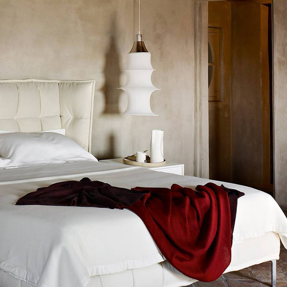 Nordic Fabric Chandelier Tatami Bamboo-shape Long Lantern Lighting Fixture