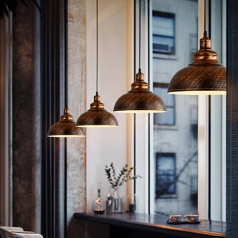 American Retro Industrial Style Restaurant Chandelier Commercial Decor Lighting