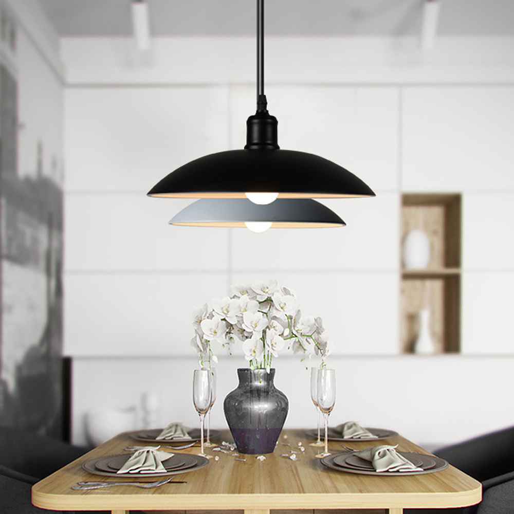 Simple Dining Table Chandelier Creative Loft American Single Head Bar Metal Pendant Lamp