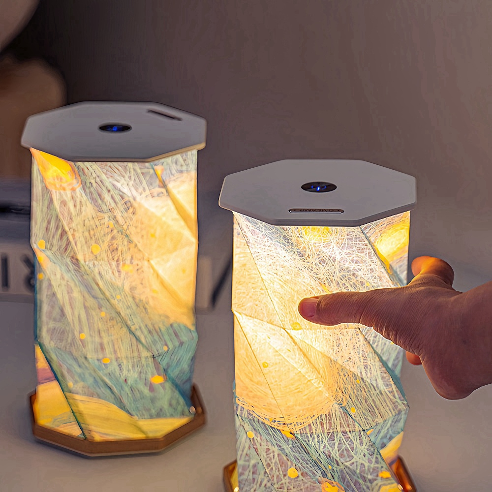 Starry Folding Paper Night Light Creative Gift Table Light
