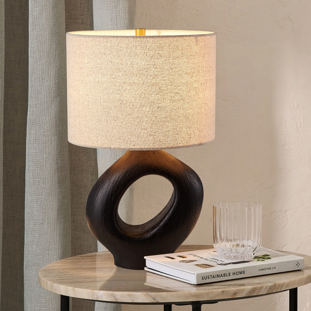 Wabi Sabi Style Retro Creative Resin Desk Lamp