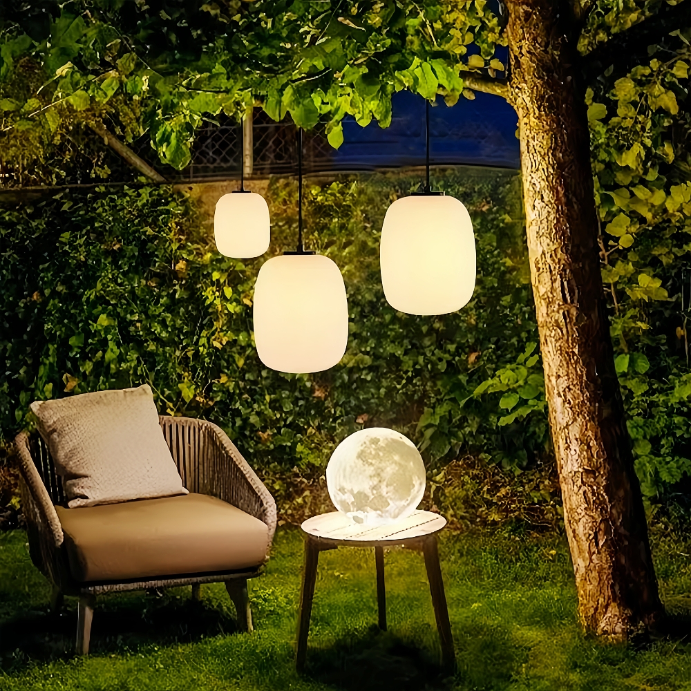 Outdoor Waterproof Pendant Lamp Courtyard Garden Decoration Lighting
