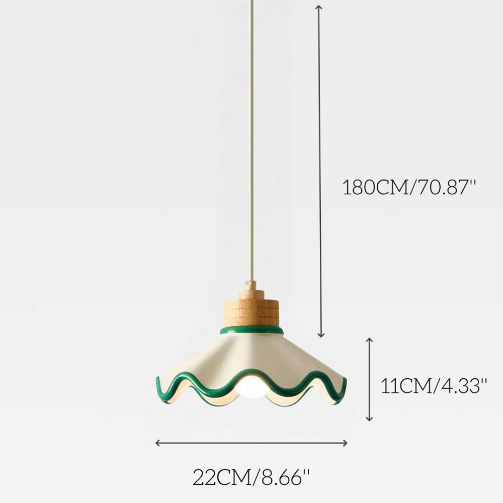 Medieval-Style Restaurant Island Platform With Cream-Colored Resin Pendant Lamp