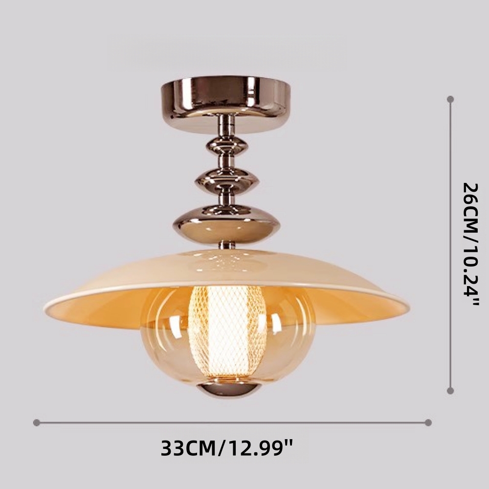 Retro Bauhaus Corridor Ceiling Light