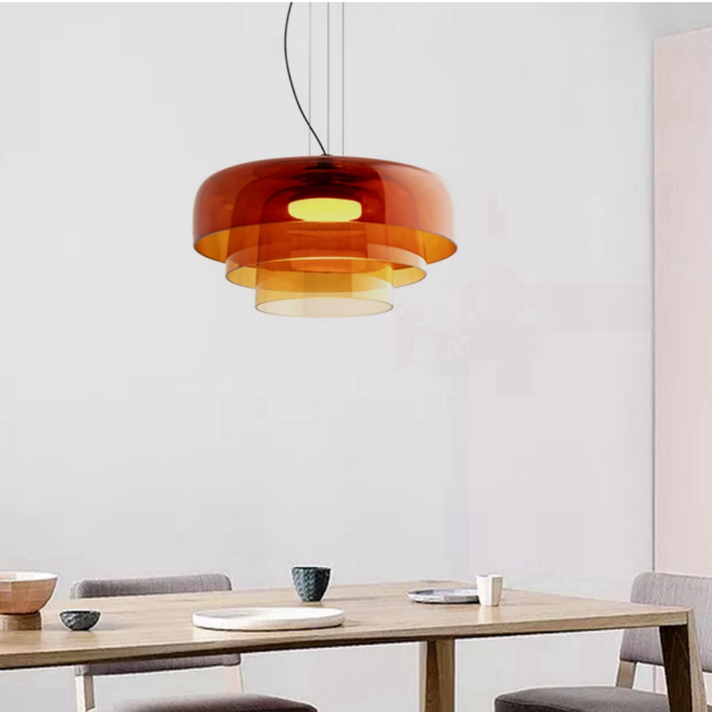 Nordic Style Sleek Minimalist Design Glass Pendant Light