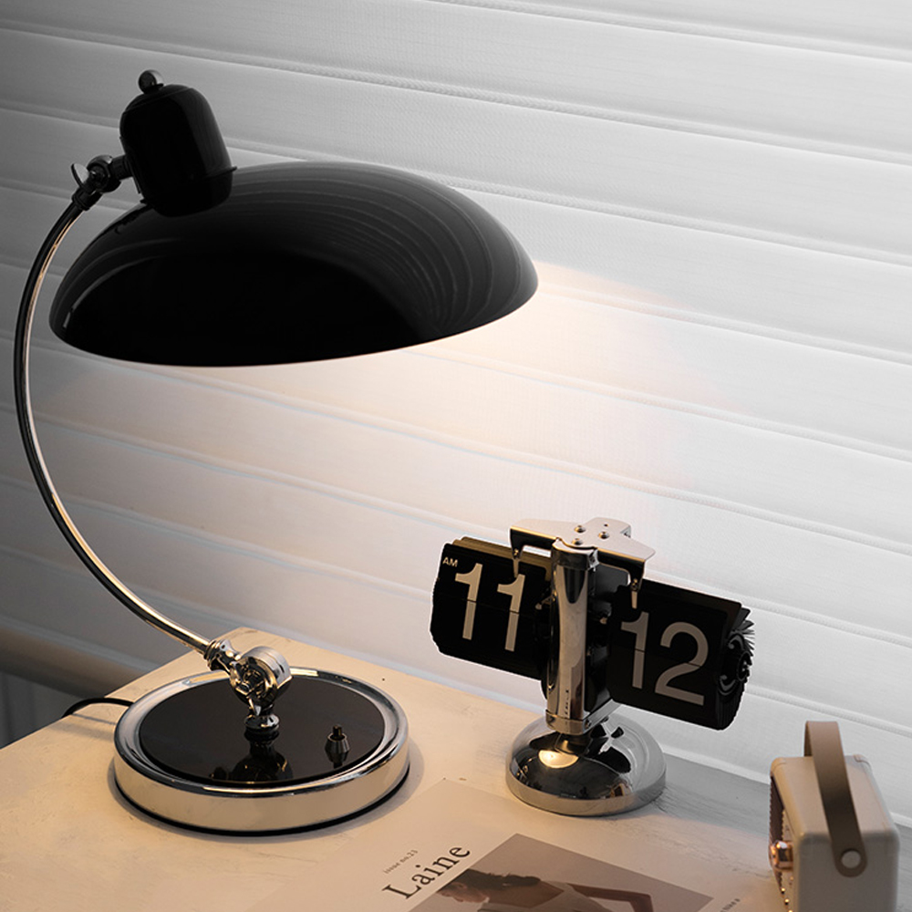 Danish Bauhaus table lamp adjustable angle bedroom bedside light