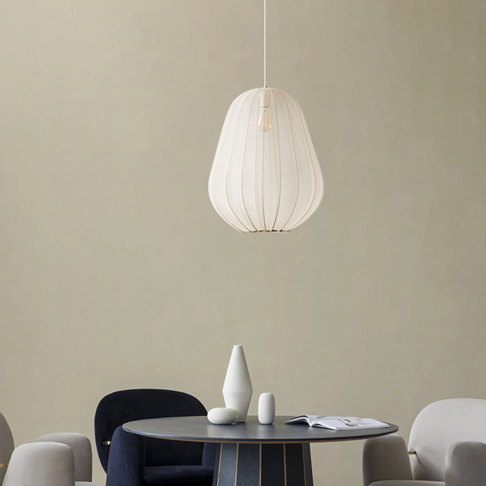 Nordic Creative Chandelier Romantic Home Decor Fabric Restaurant Light