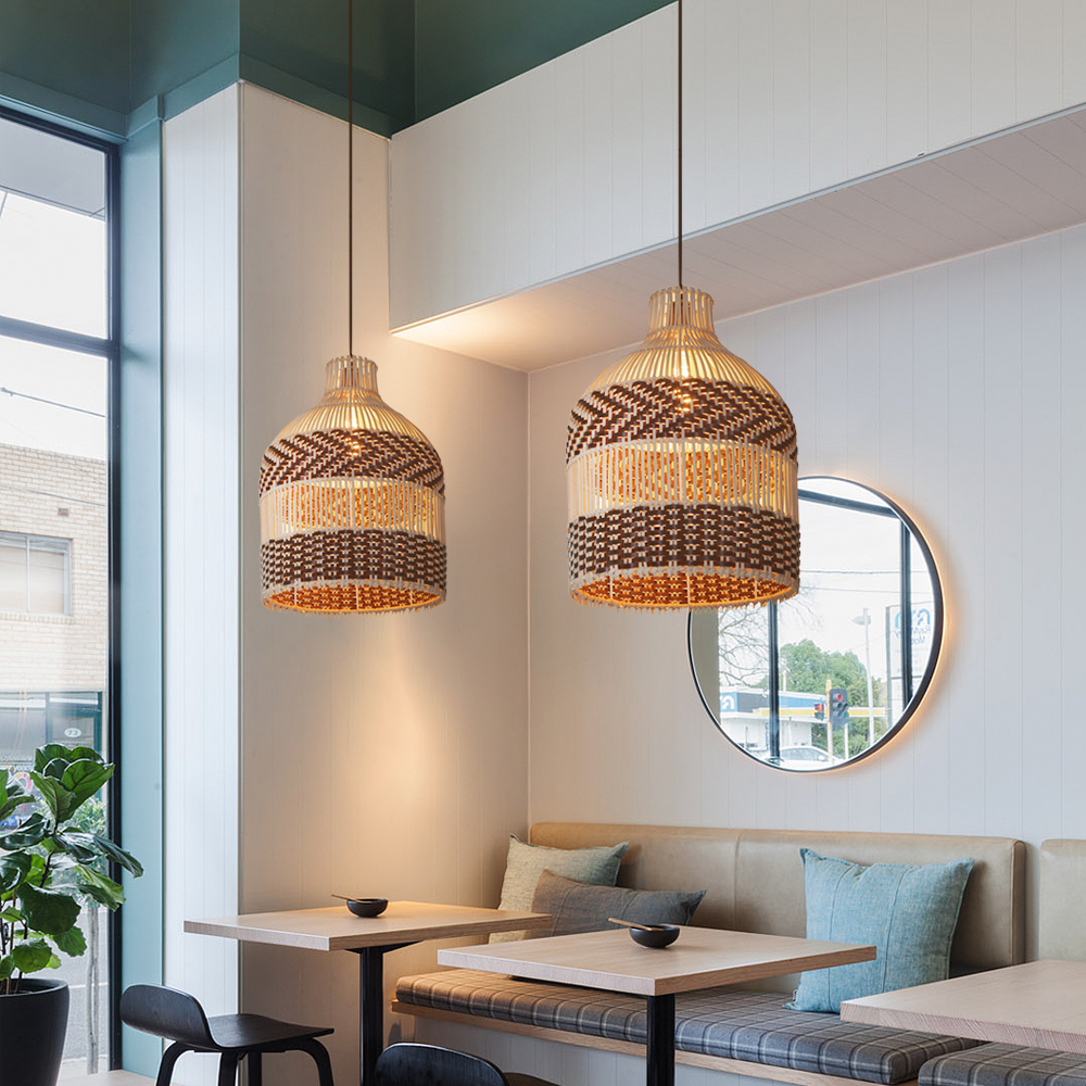 Scandinavian Interior Lighting With Rattan Woven Lamp Contemporist Rattan Pendant Light