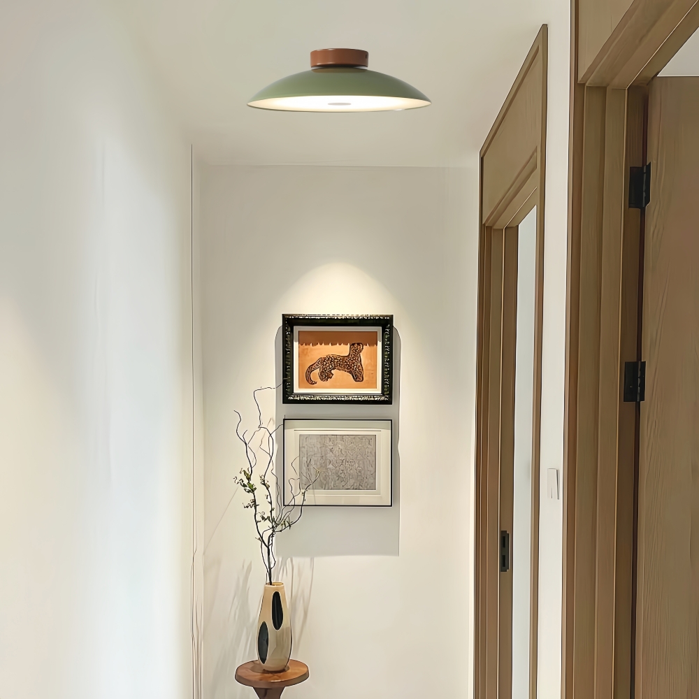 French Minimalist Eye Protection Cream Style Hallway Ceiling Light