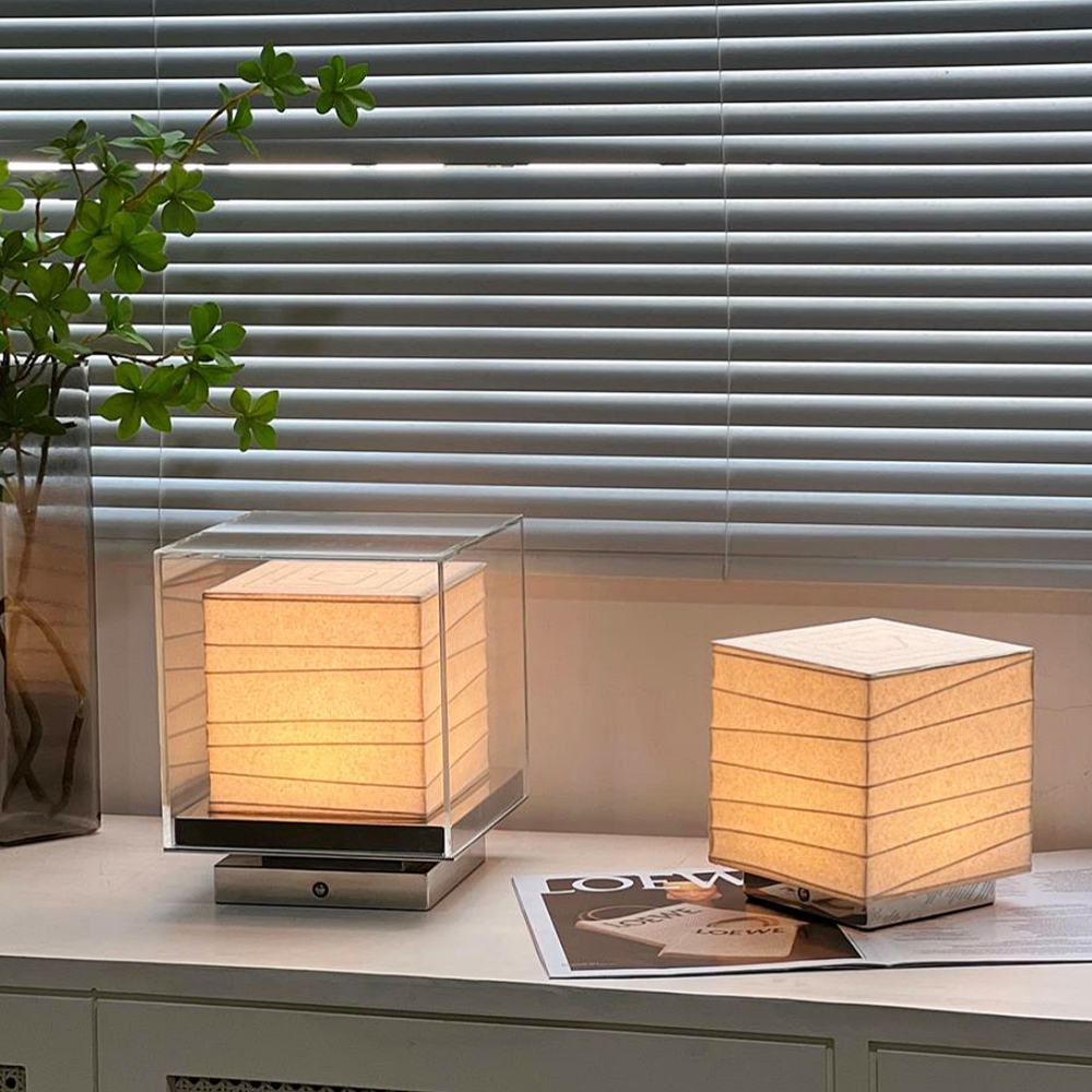 Japanese Minimalist Creative Bedroom Hallway Glass Wall Lamp