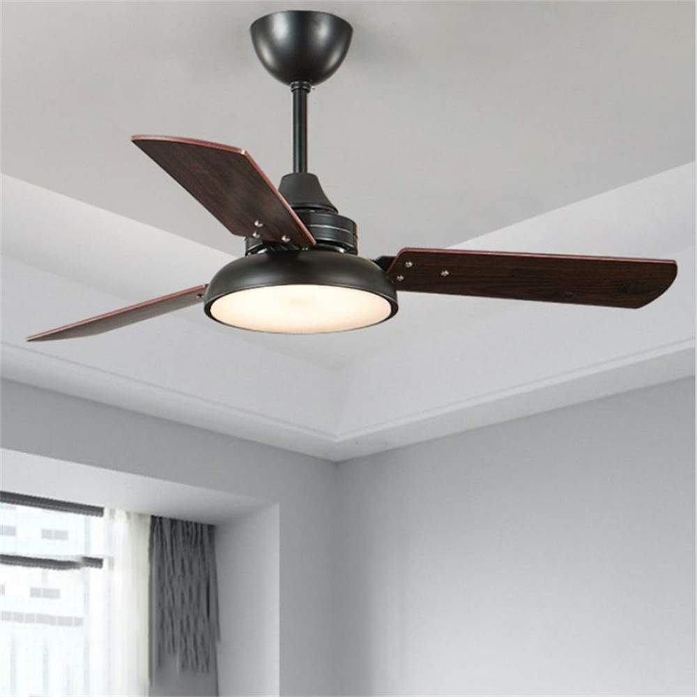 48'' Ceiling Fan Modern Wood Blade Fan