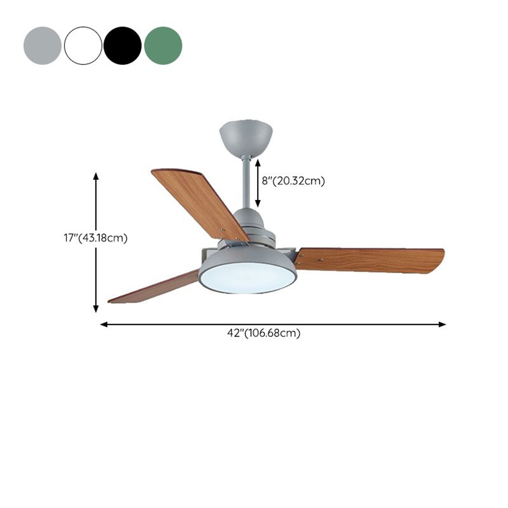48'' Ceiling Fan Modern Wood Blade Fan