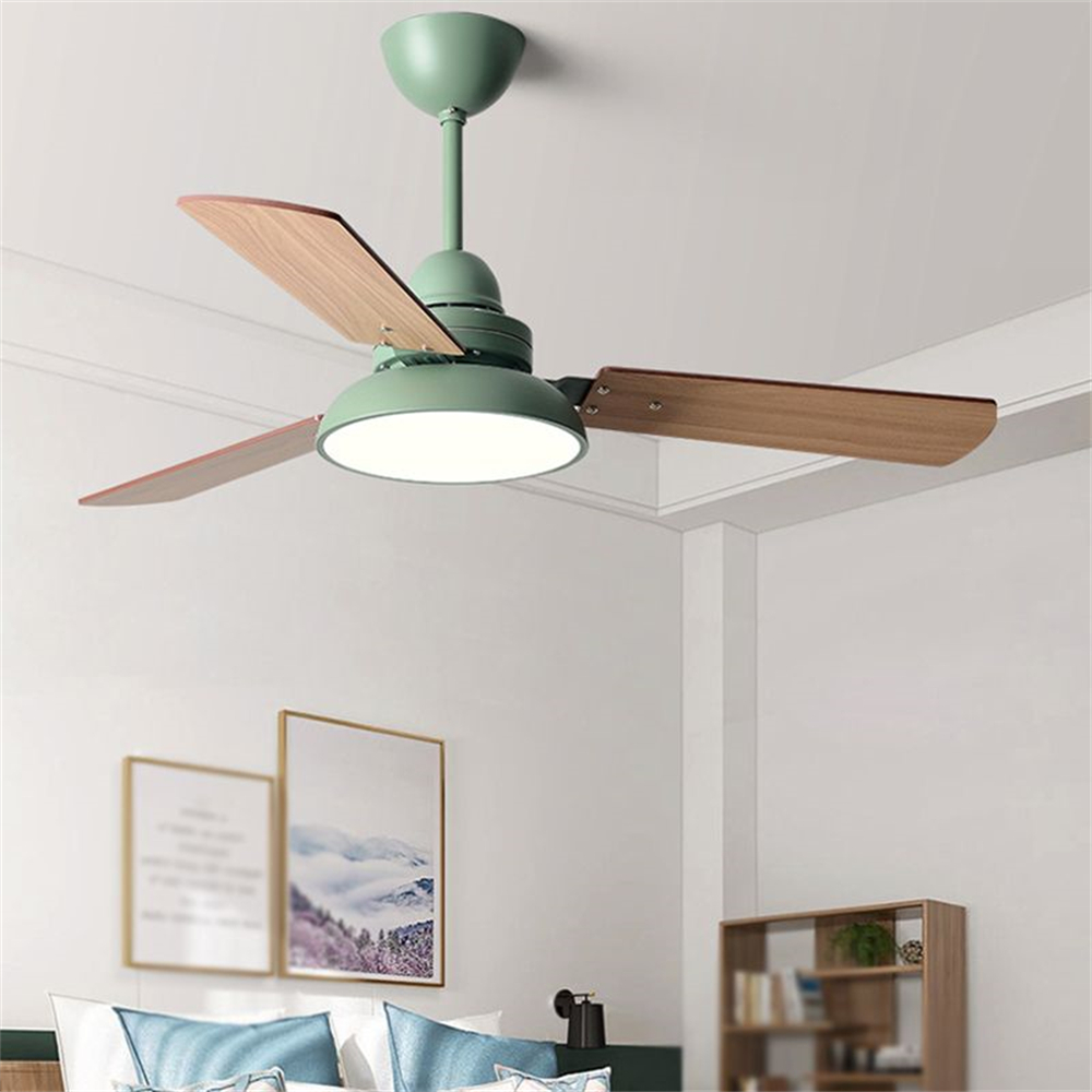 48'' Ceiling Fan Modern Wood Blade Fan