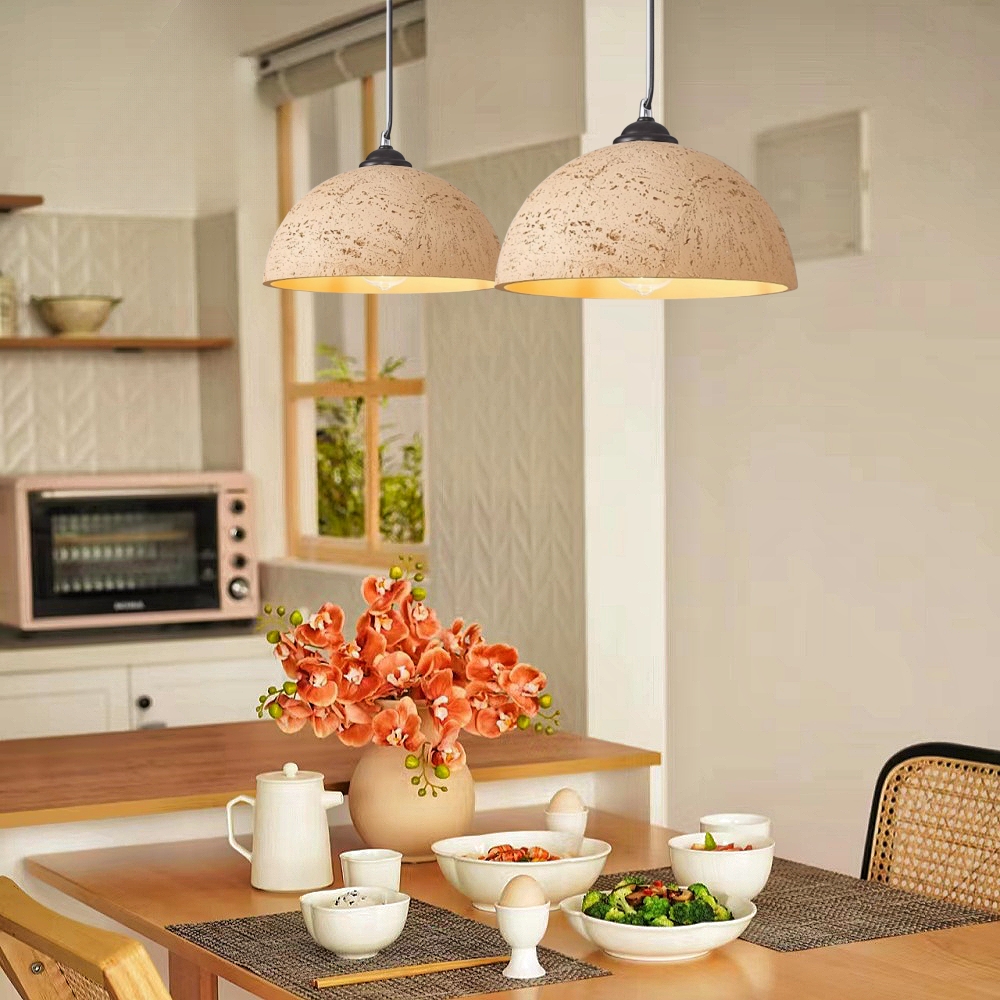 Nordic Ceramic Art Bar Island Dining Table Retro Pendant Light