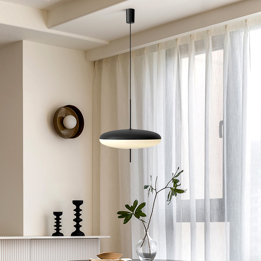 Danish Designer Glass Pendant Light Nordic modern Milk White Chandelier