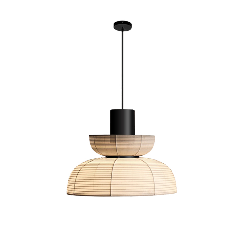 Japanese Wabi-Sabi Fabric Pendant Lights