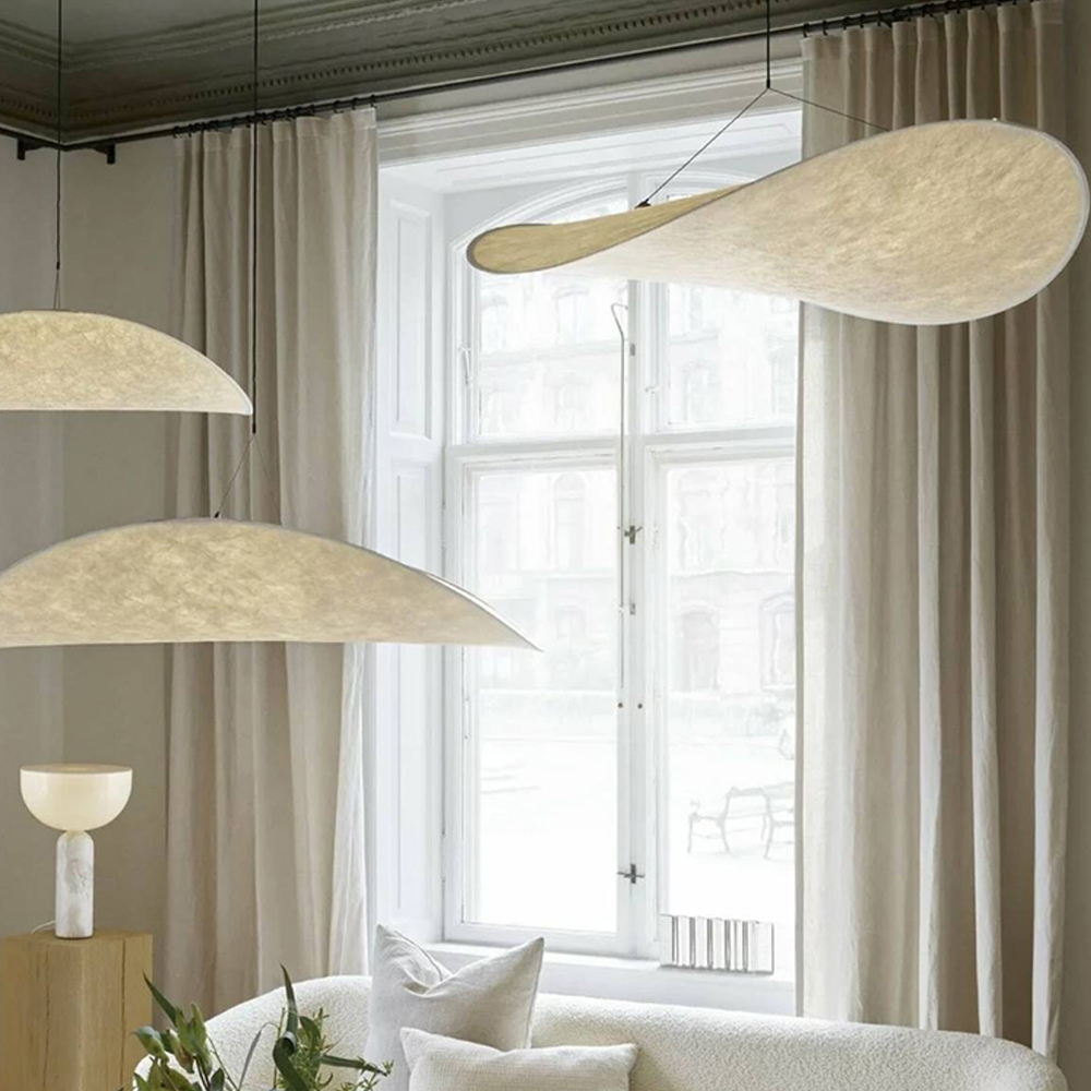 Designer Chandelier Modern Minimalist Silk Pendant Lamp Fixtures