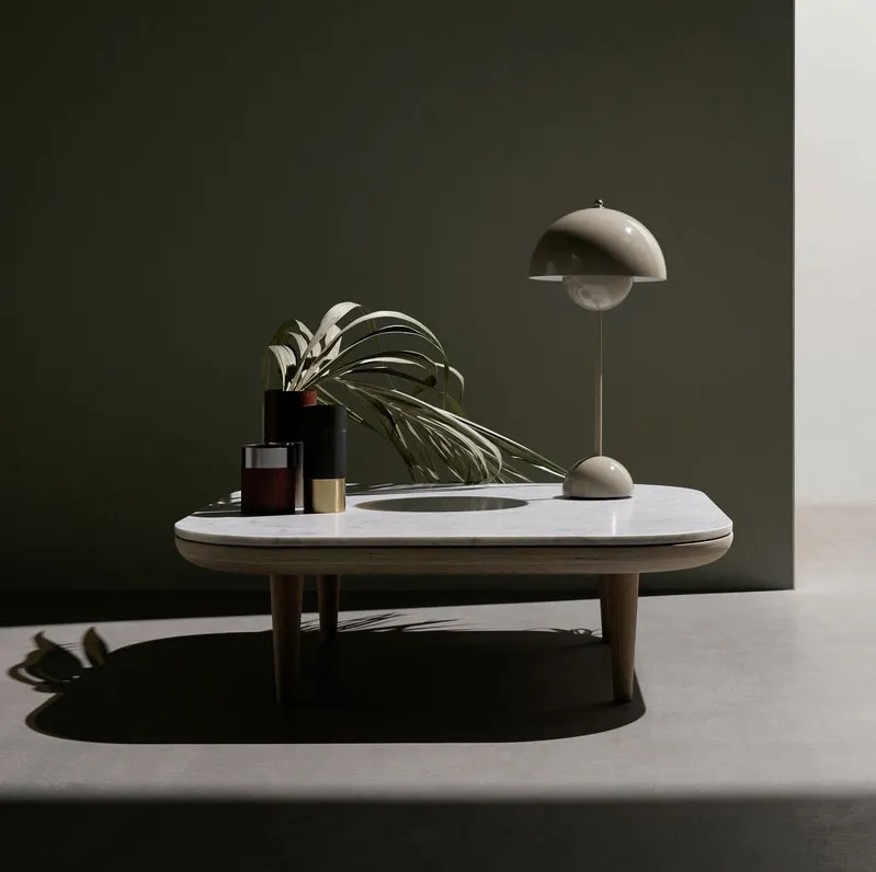 Flowerpot VP9 Table Lamp Minimalist Metal Creative Beside Lamp